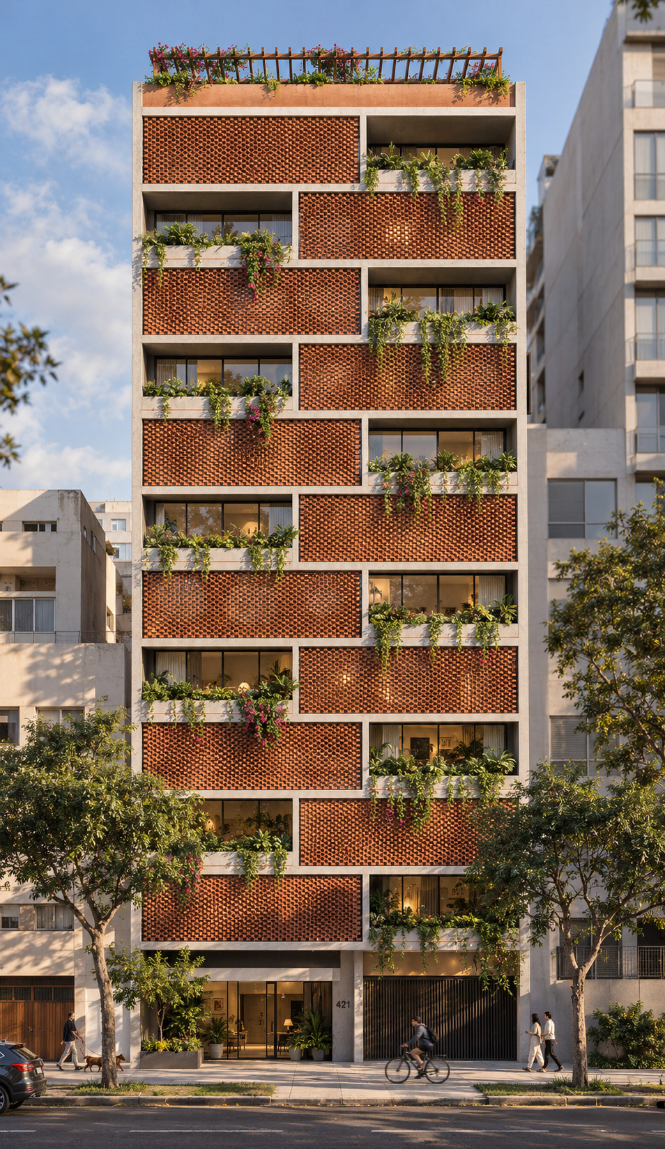 Fachada B · vivienda